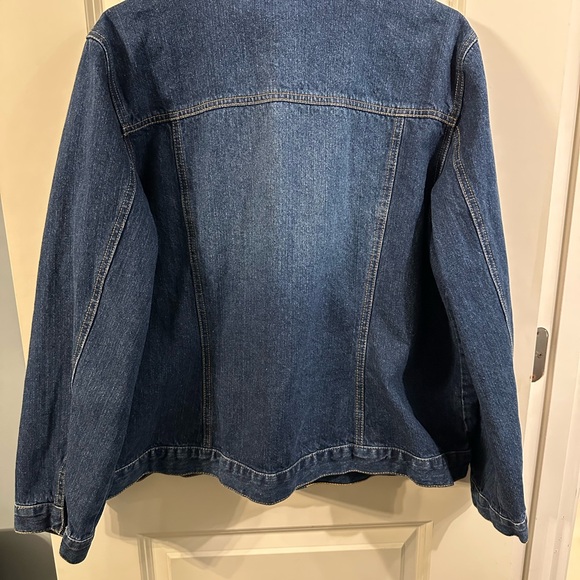 Liz Claiborne Villager Blue Denim Jacket - Picture 6 of 7